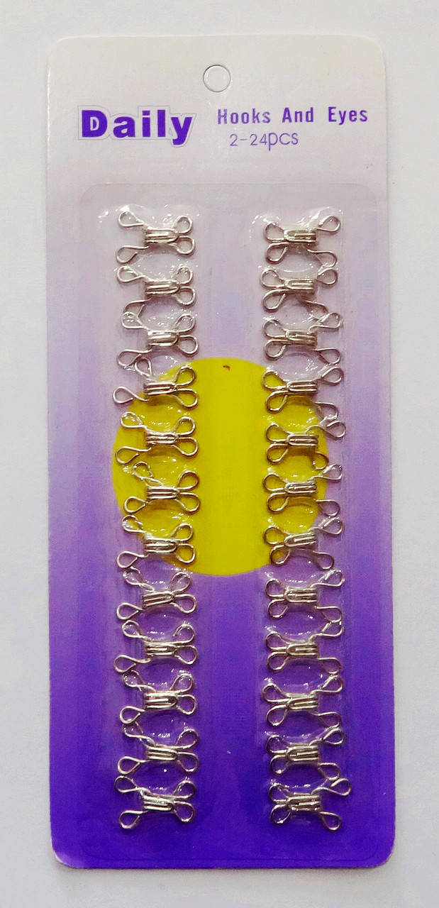 

Крючок - петля №2 никель (1 крючок)