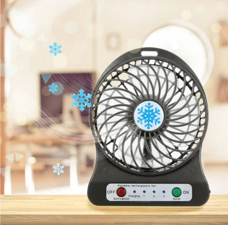 

Портативный USB мини-вентилятор с аккумулятором Portable Mini Fan (настольный)