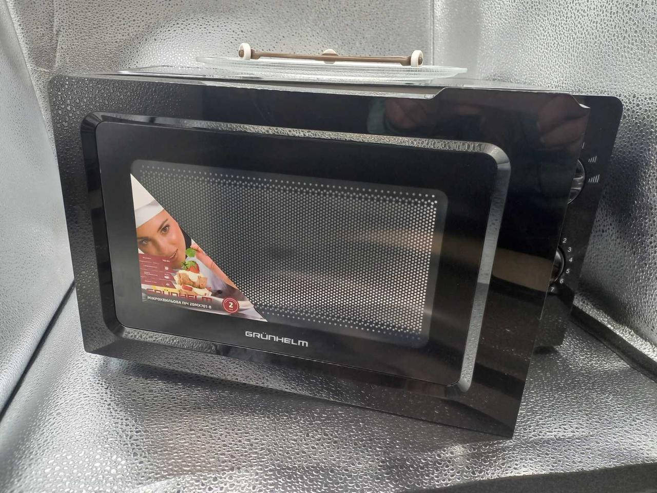 

Микроволновая печь GRUNHELM 20L 700Вт. Печь для дома, мощная многофункциональная микроволновая печь