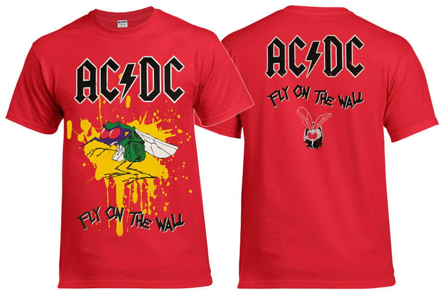 

Футболка AC/DC Fly On The Wall красная XXL