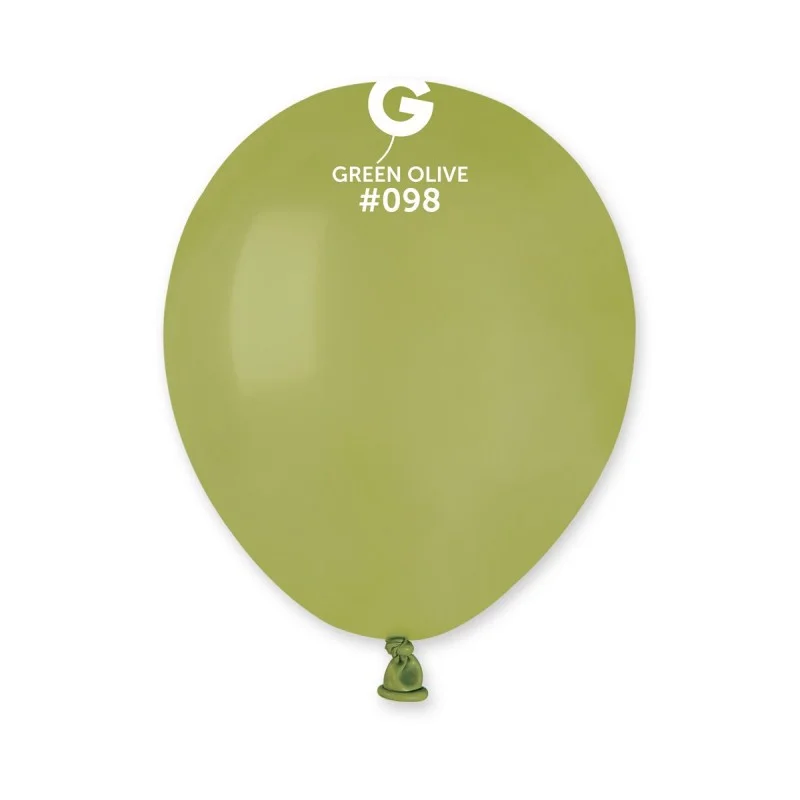 

Латексные шарики Gemar 5"/98 Пастель оливковый (100 шт)