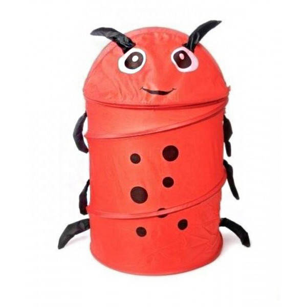 

Корзина для игрушек Bambi M 1039 Божья Коровка (MR08773), Красный