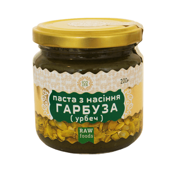 

Паста из семян тыквы (урбеч), 200 г Эколия