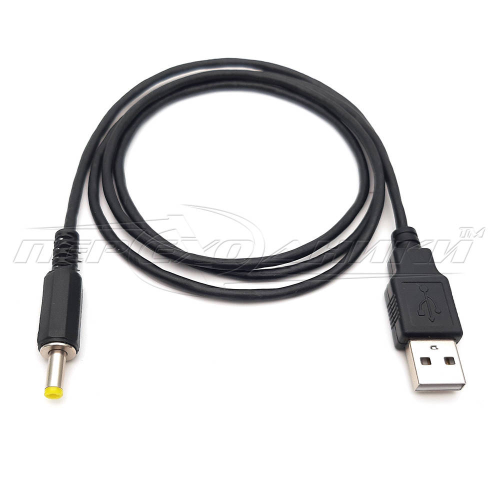 

Кабель питания USB to DC 4.0x1.7 мм, Черный