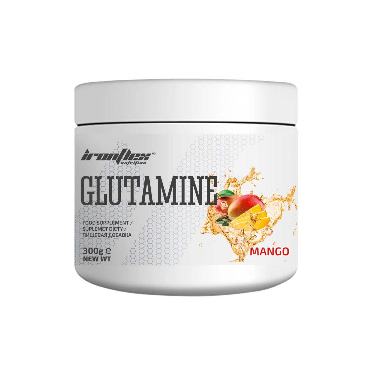 

Глютамин Glutamine 300 g (Mango)