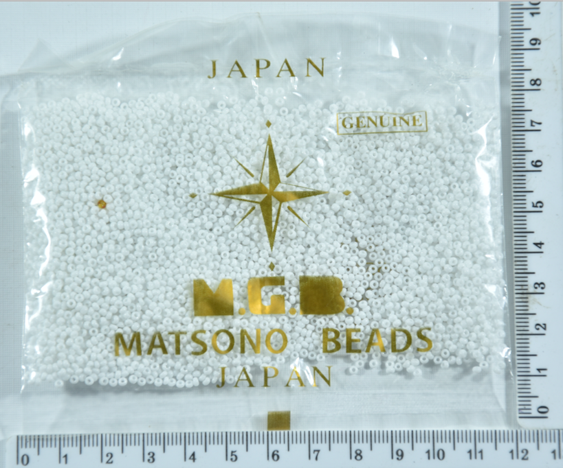 

Бисер №11/0 "MATSUNO"-Япония(50гр) №Х41Х белый уп=1шт