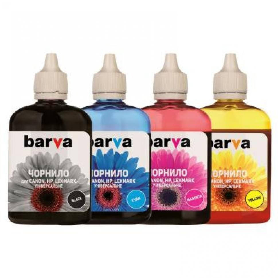 

Комплект чернил Barva Canon/HP Universal №4, 4 x 90 г (I-BAR-CU4-090-MP)