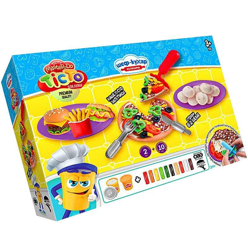 

Тесто для лепки "Master Do" TMD-10-01U Шеф-повар, Пицца, Разные цвета