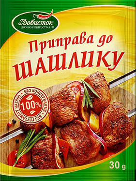 

Приправа до шашлику "Любисток"30г (1*5/100)