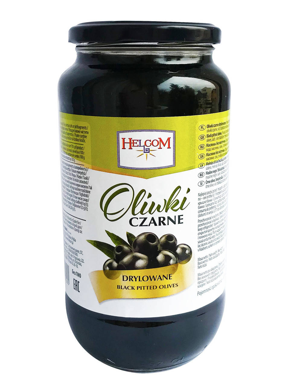 

Маслины без косточек Helcom Oliwki Czarne 935 г
