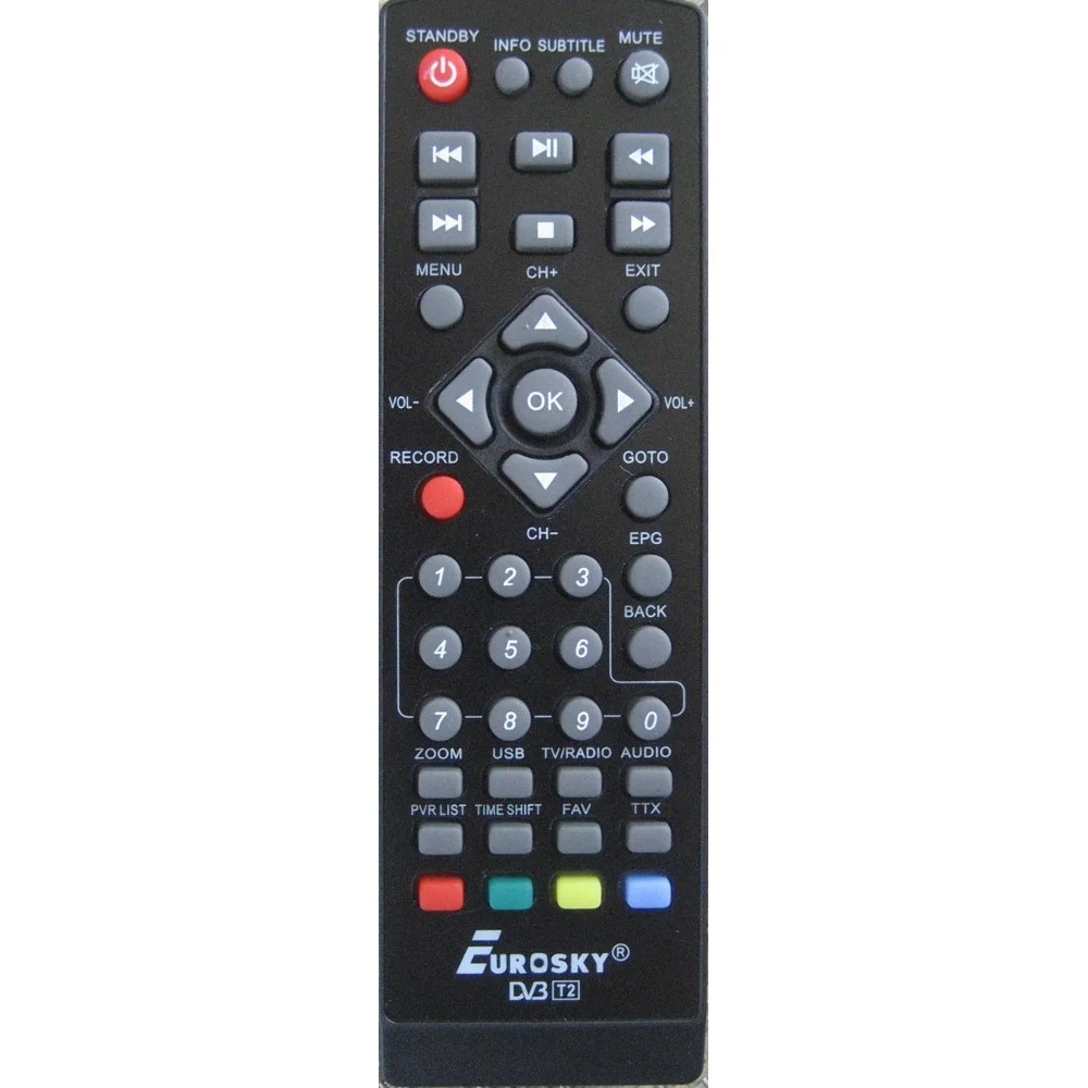 

Пульт для тюнера eurosky es-3011, Черный