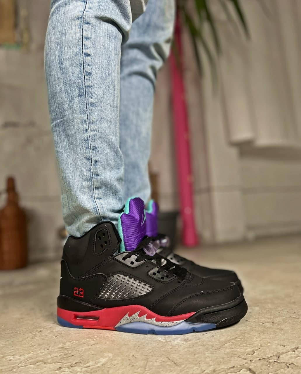

Мужские кроссовки Nike Air Jordan 5 Retro SE Black ALL07897 42, Черный