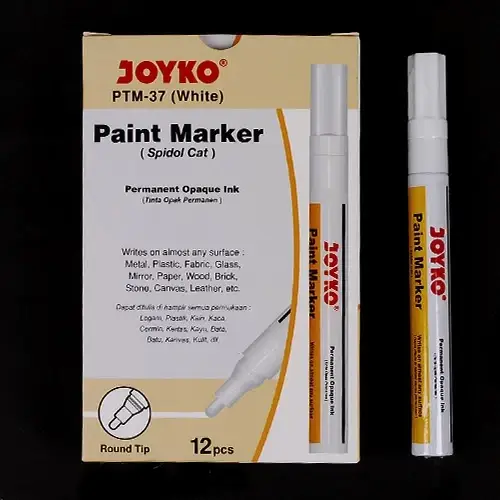 

Маркер лаковий, білий, PTM-37,ТМ"Joyko"