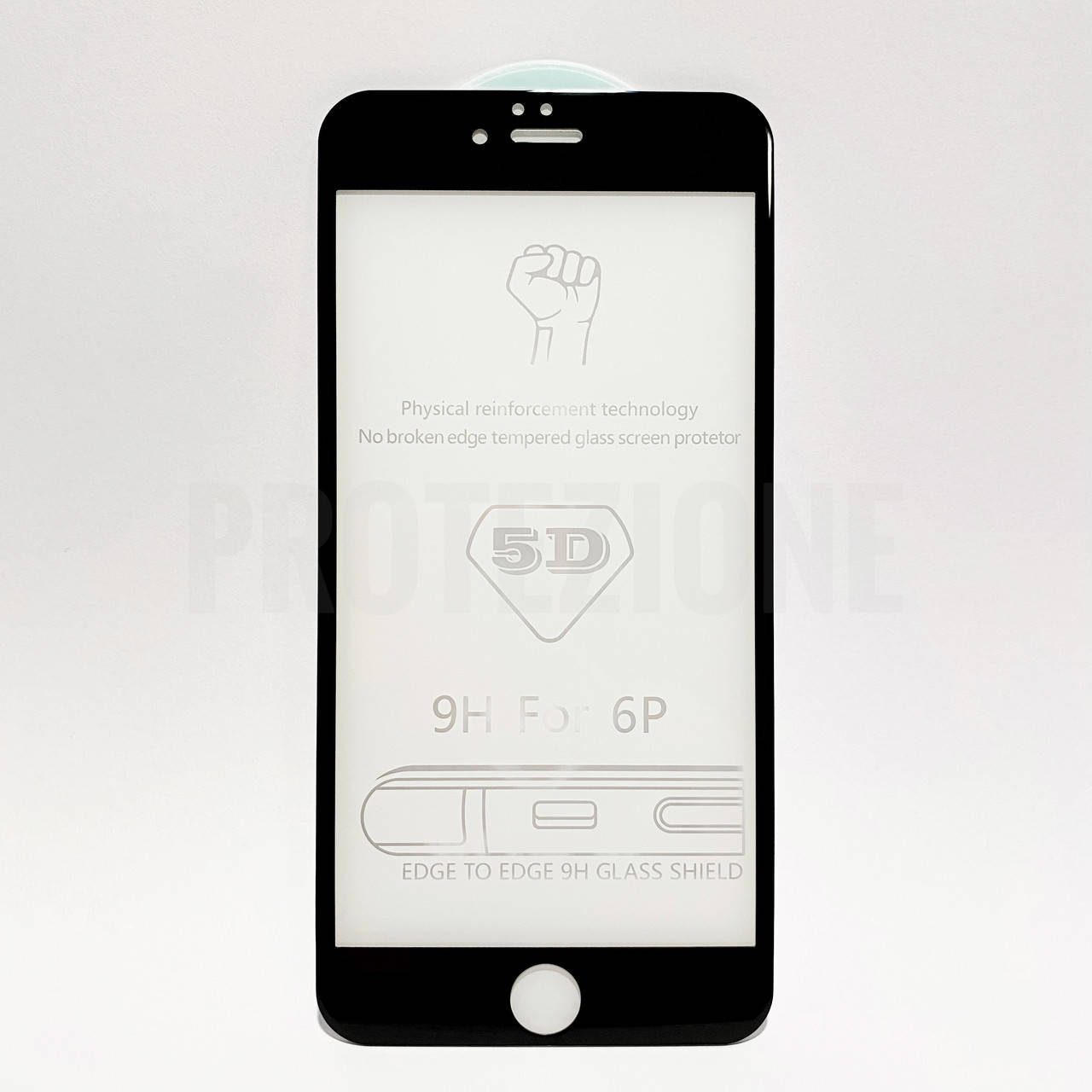 

Защитное стекло 5D для айфона iPhone 6 Plus / 6s Plus - Black, Черный