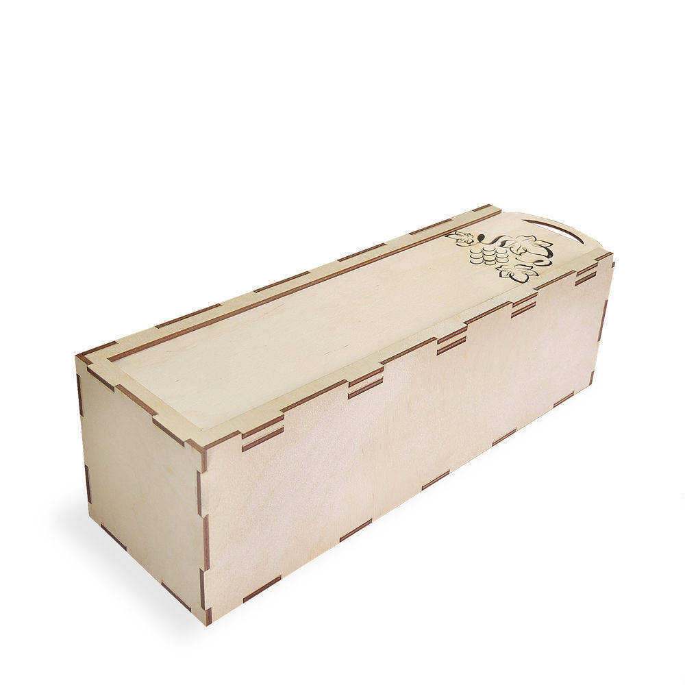 

Коробка под бутылку вина/шампанского 113х360х110 мм 3мм