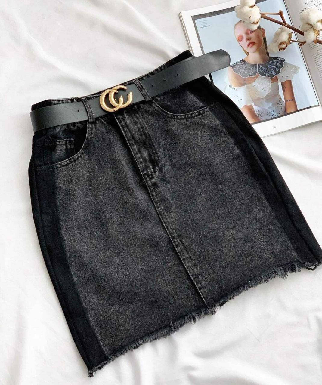 

Стильная джинсовая юбка 5502