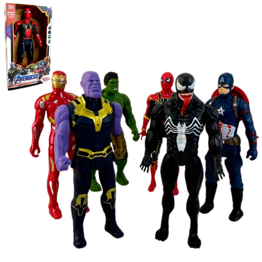 

Фигурки супергероев - мстителей 202/206 звук, свет, 6 видов