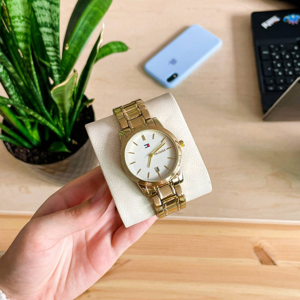 

Часы наручные Tommy Hilfiger A206 Gold-White