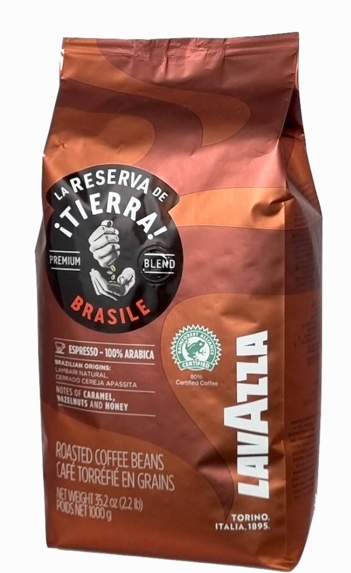 

Оригинал! Lavazza Tierra Brasile 100% Arabica кофе в зернах, 1кг