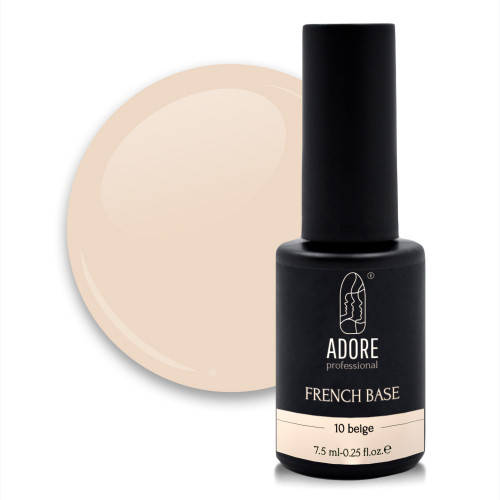 

Основа для гель-лака ADORE French Base №10 Beige 7.5 мл (17739Gu)