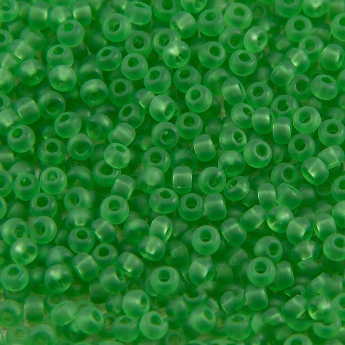 

Бисер Preciosa 10/0 Прозрачный Матовый Отверстие Круглое Цвет: 50100 Зеленый 50г