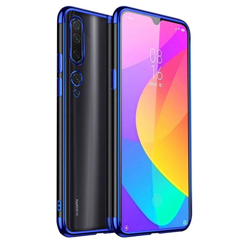 

Силиконовый тонкий чехол для Xiaomi Mi 10 Синий