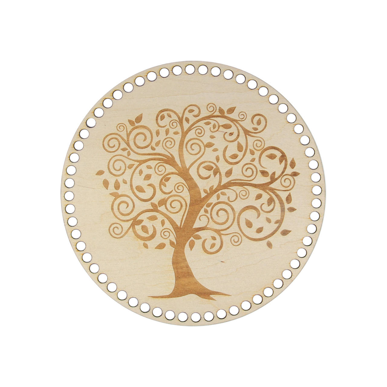 

Кругле денце з гравіруванням "Древо Життя" Ø 20 см (отвір Ø 8 мм)