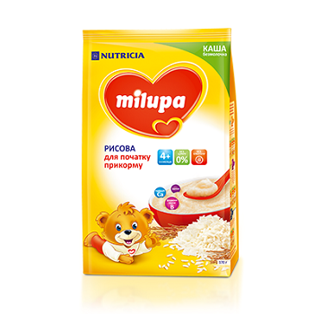 

Безмолочная каша Milupa рисовая, 170г