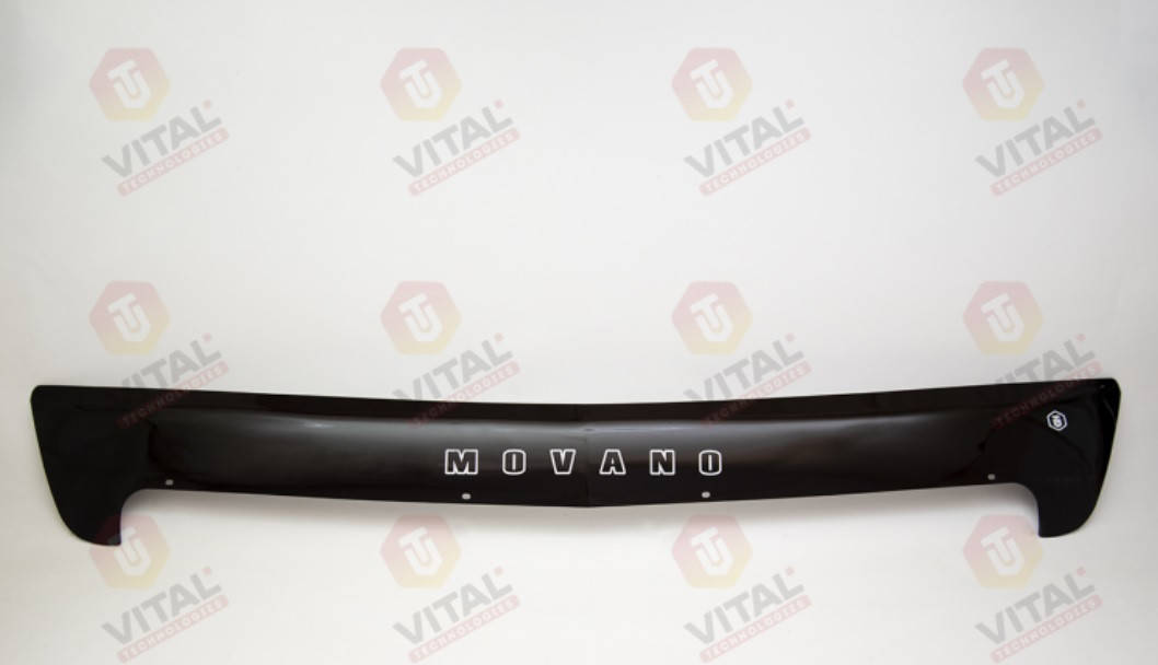 

Дефлектор капота VT52 (мухобойка) Opel Movano 2010-2020, Vip Tuning, OP43
