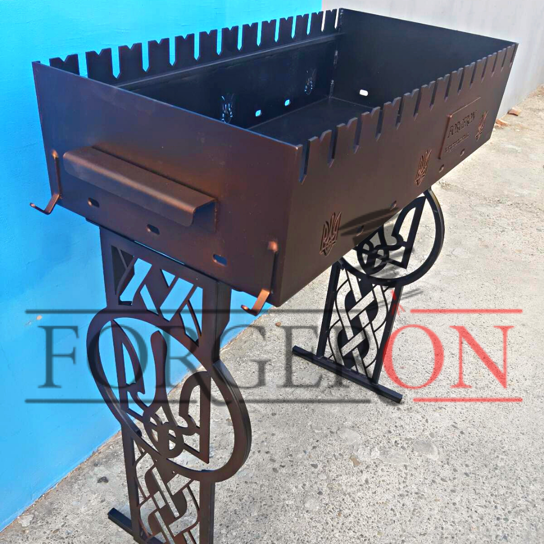 

Мангал Тризуб із знімними ніжками