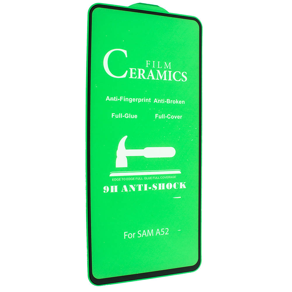 

Защитное стекло Ceramics Film Anti-Shock для Samsung A525 Galaxy A52 2021, черный