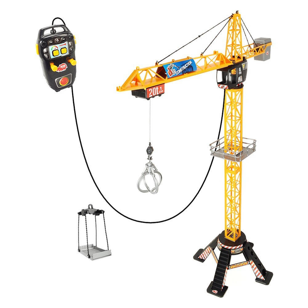 

Мега кран Dickie Toys Стрела на ДК 120 см (1139012), Желтый