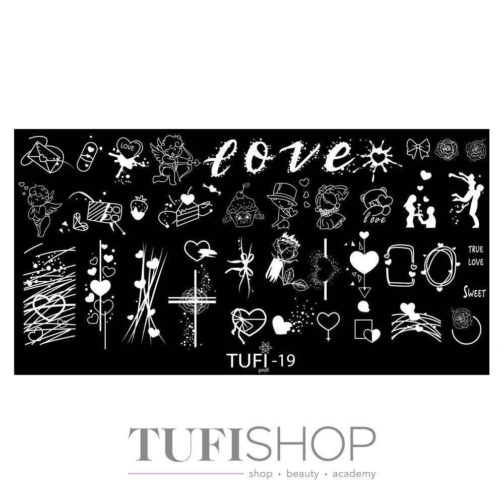 

Пластина для стемпинга TUFI profi PREMIUM №19 (0123676)