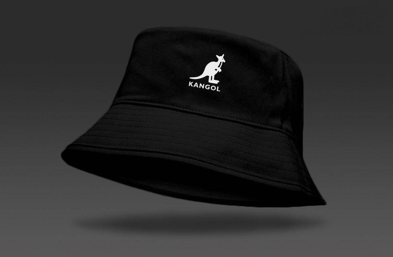 

Спортивная чёрная панама Kangol, черная панамка кенгол