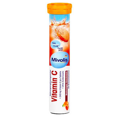 

Витамины шипучие Mivolis Vitamin C (Грейпфрут) Германия 20 шт