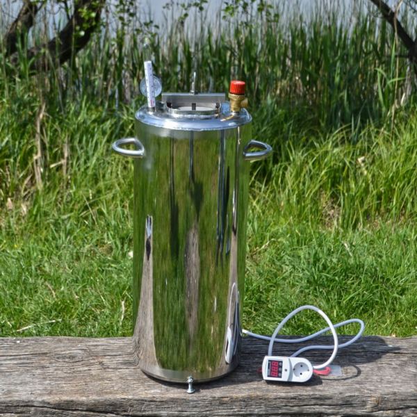 

Автоклав электрический/огневой Люкс-28Э из нержавеющей стали для домашнего консервирования