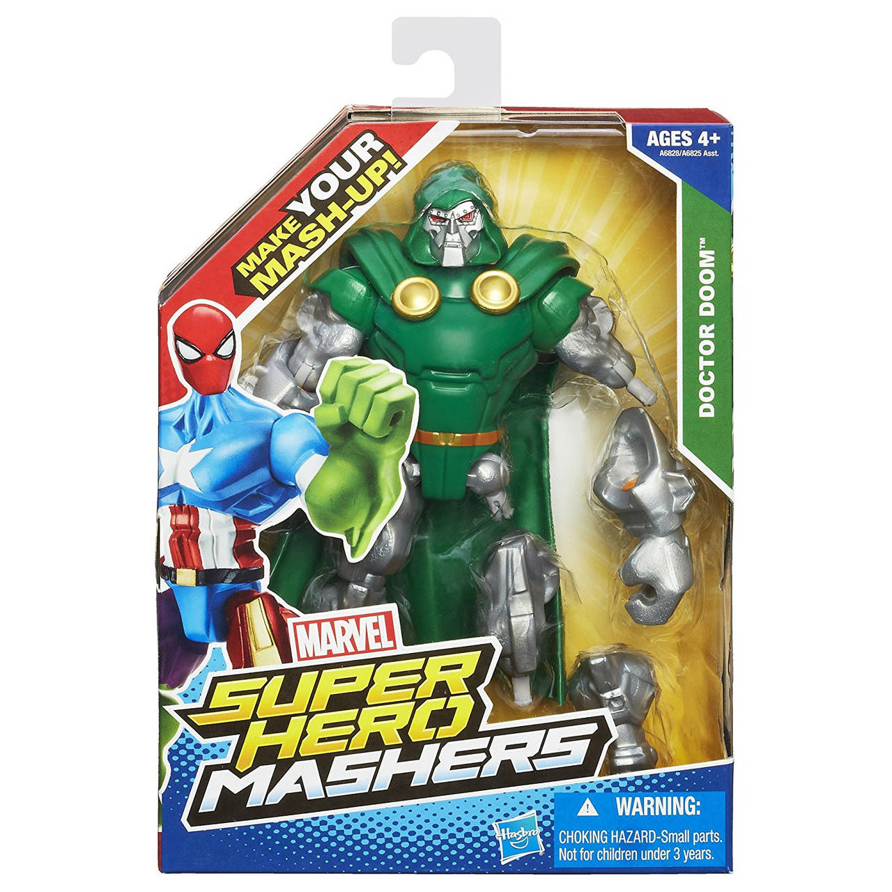 

Разборная фигурка супергероя Доктор Дум - Doctor Doom, Marvel, Mashers, Hasbro