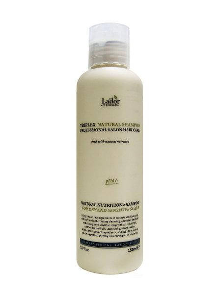 

Профессиональный шампунь с протеинами шелка и кератином La'dor Triplex Natural Shampoo