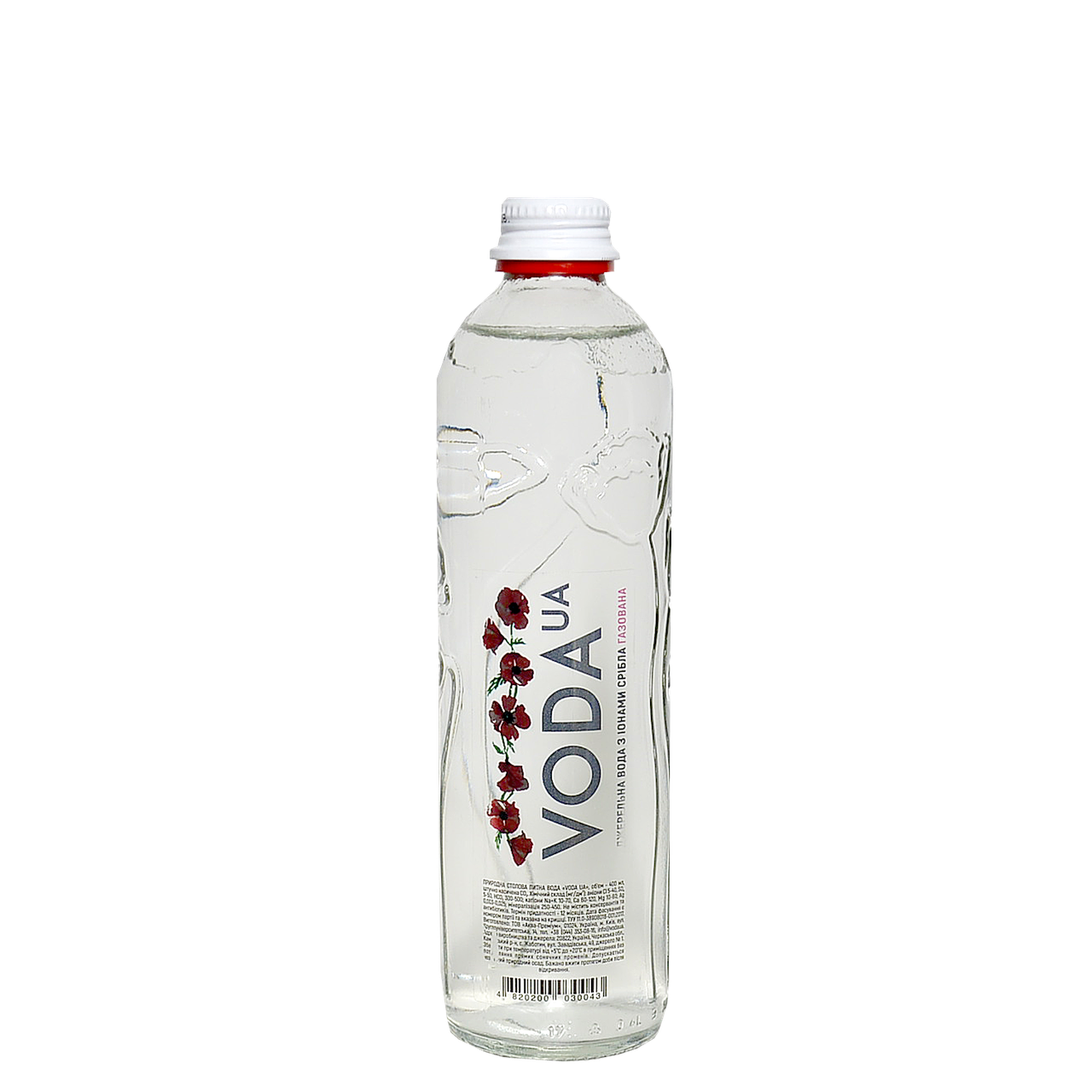 

Вода Vodaua газированная стекло 0,4 л (1ящ/24шт)