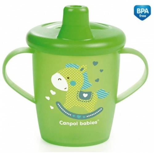 

Кружка непроливайка 250мл зеленая Canpol Babies 31/200, Зелёный