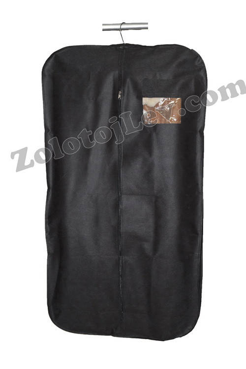 

Чехол для костюма объемный 90х60х07, Черный
