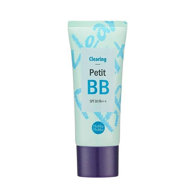 

Очищающий ВВ крем Holika Holika с экстрактом масла чайного дерева Clearing Petit BB Cream