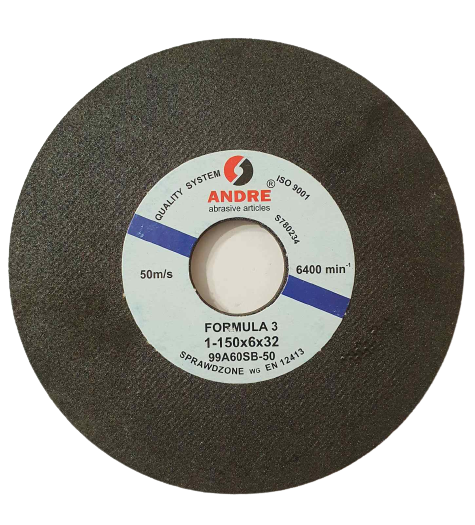 

Абразивный заточной круг 150x6x32 Andre Abrasive для заточки ленточных пил