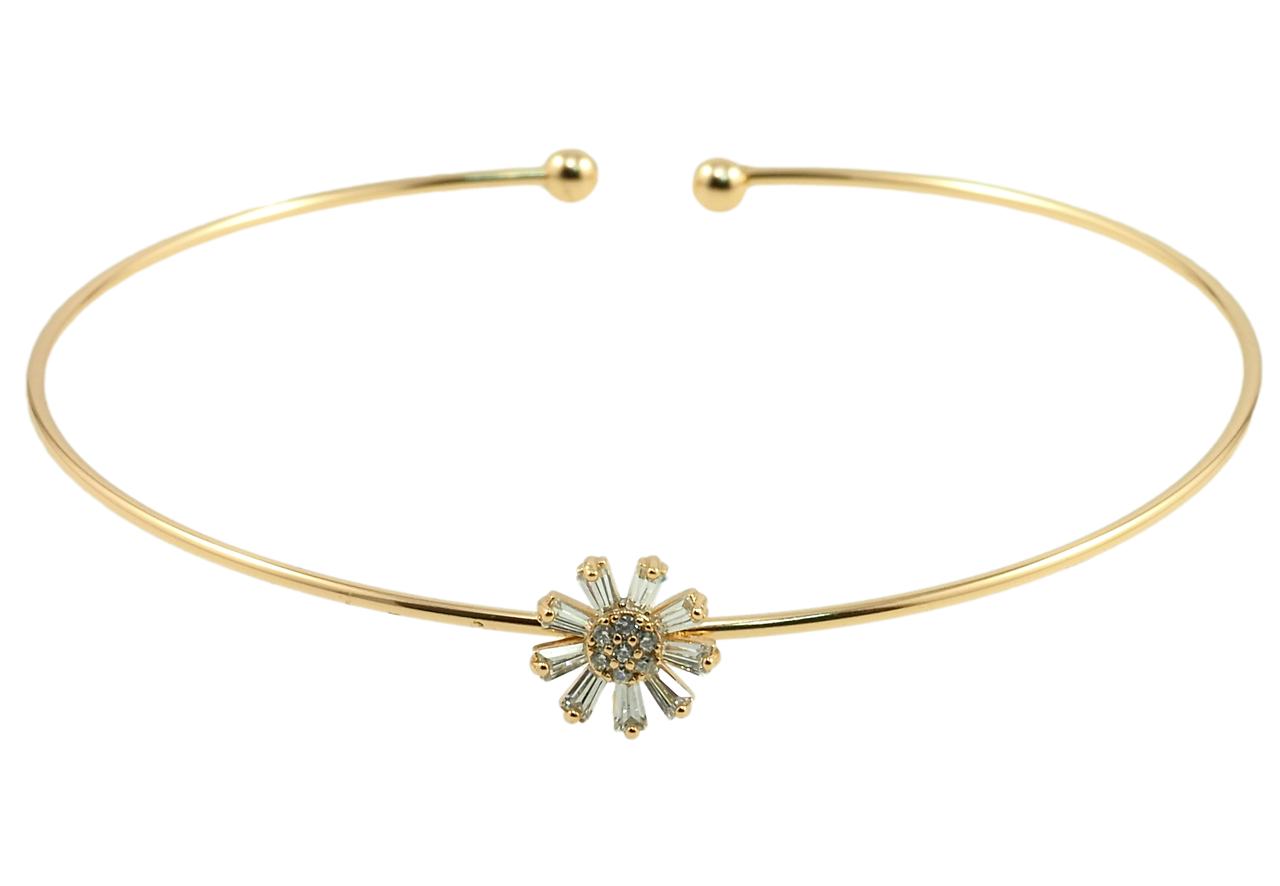 

Браслет Xuping Позолота 18K "Кристальный цветок" ø 6см