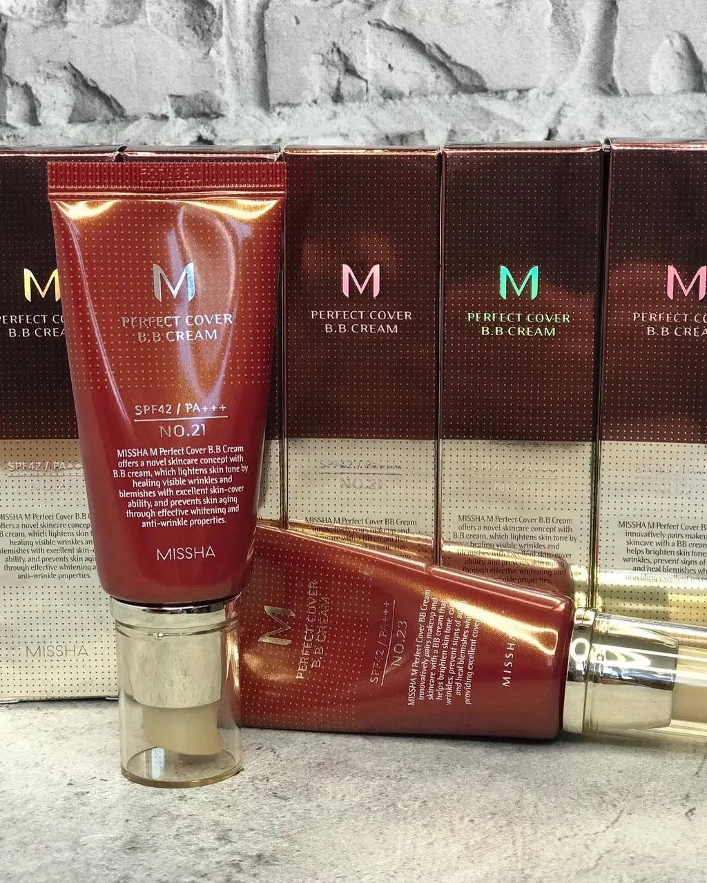 

13-ТОН ОРИГИНАЛ!ББ КРЕМ MISSHA PERFECT COVER BB CREAM SPF42 50 МЛ