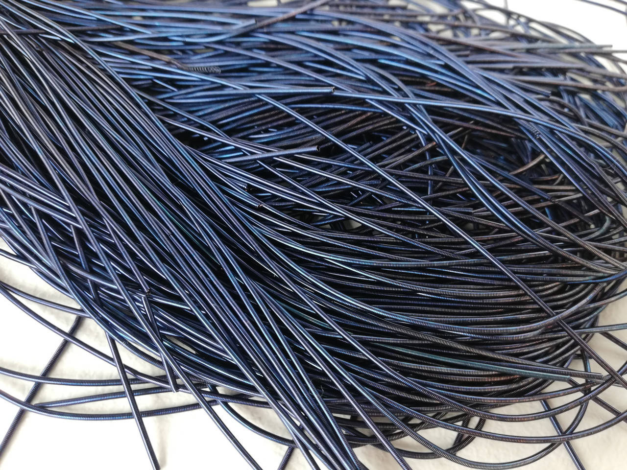 

Канитель М'яка 1 мм Navy Blue - Темно-синій Індія 5 г