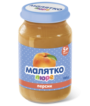 

Детское Пюре Малятк Персик