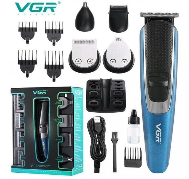 

Машинка для стрижки VGR V-172 8в1 / Универсальная машинка для стрижки / Триммер