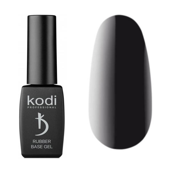 

Kodi Professional Black Rubber Base Gel - каучуковая база для гель-лака (черная), 8 мл