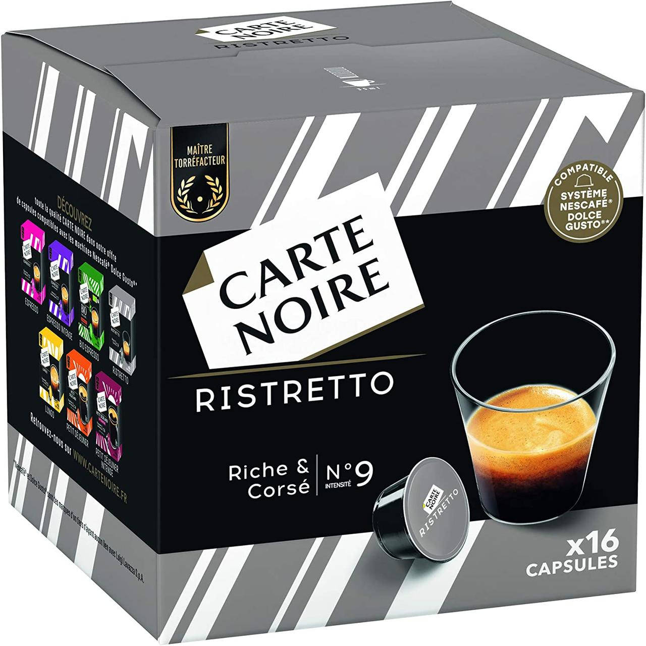 

Кофе в капсулах CARTE NOIRE Dolce Gusto Ristretto - Дольче Густо Карт Нуар